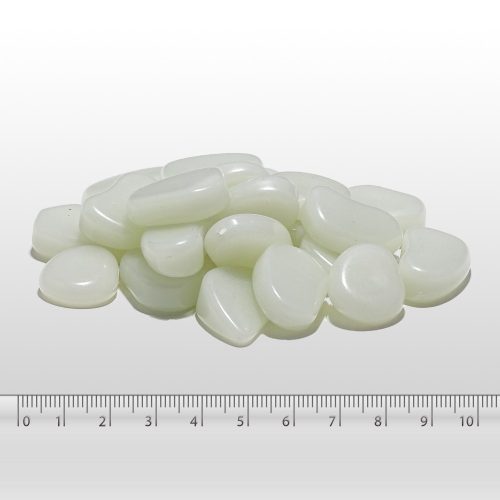 Foszforeszkáló dekor kavicsok 10 db/cs neonzöld