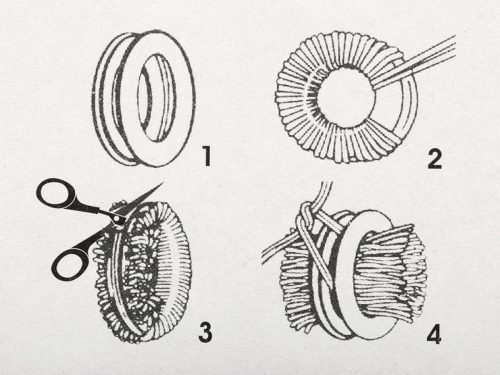 Pompon készítő készlet