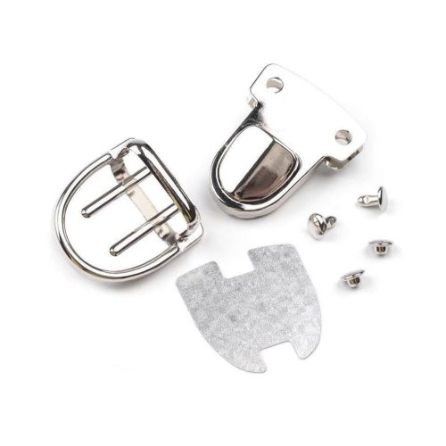 Fém táskazár 30x39 mm ezüst