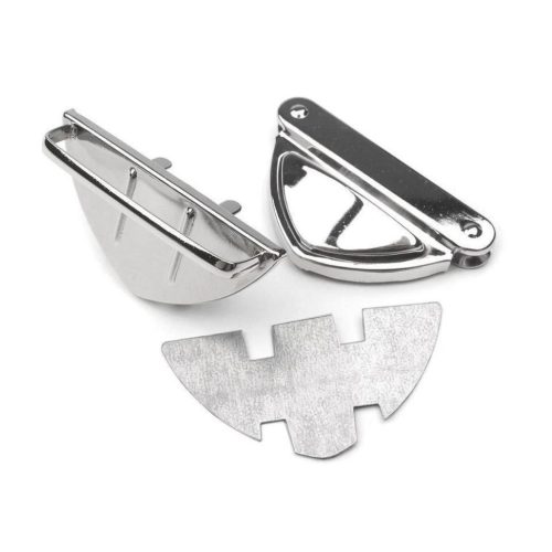 Fém táskazár 25x50 mm ezüst