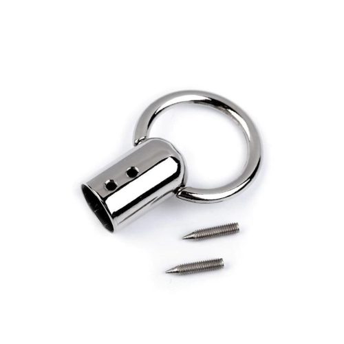 Táskafül vég Ø13 mm ezüst
