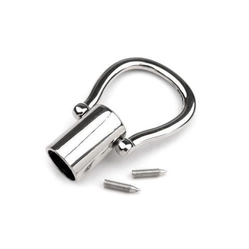Táskafül vég Ø12 mm ezüst
