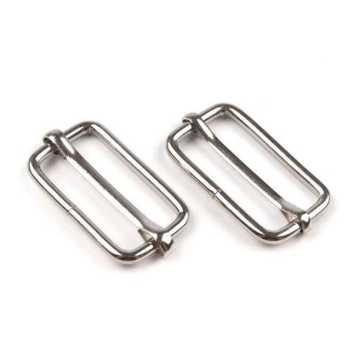 Felfűzhető heveder bőrdíszműre 33 mm 2 db nikkel