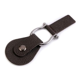 Kapocs 4,2x11,5 cm Barna