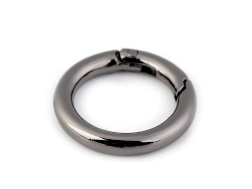 Karabiner táskára Ø25 mm nikkel fekete