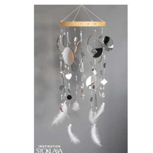 Tükörkészlet szív, négyzet, kör 18 db/cs