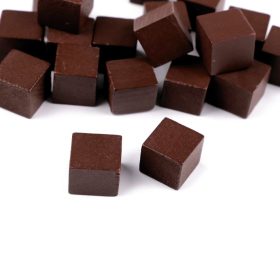 Fa kocka 15x15 mm 20 db/cs sötétbarna