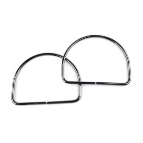 Fém táskafül 2 db nikkel fekete