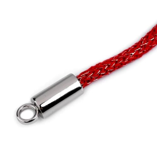 Zsinórvég fém Ø7 mm 2 db/cs ezüst