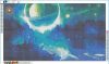Gyémántszemes kirakó Galaxis 45x80 cm