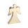 Porcelán figura angyal 7,5x10,5 cm arany