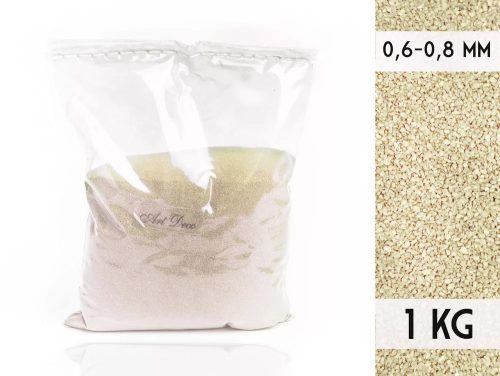 Dekor homok mikro szemcsés 1000 g Ivory