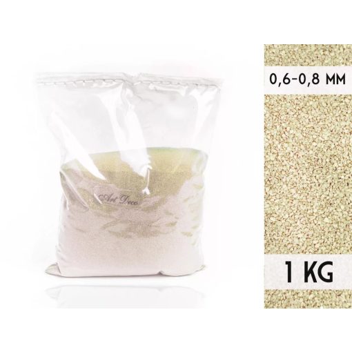 Dekor homok mikro szemcsés 1000 g Ivory