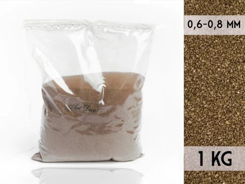 Dekor homok mikor szemcsés 1000 g sötétbarna