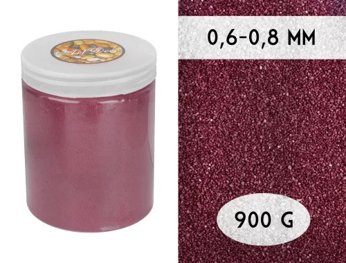 Dekor homok mikro szemcsés tégelyes 900 g bordó