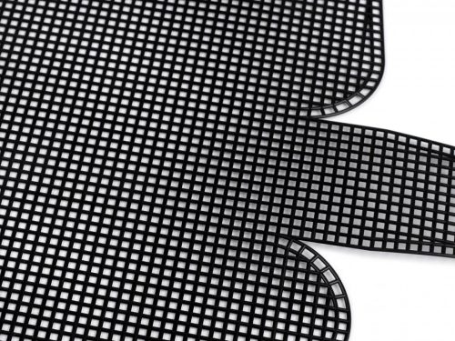 Műanyag hímző kanava/keret táskához fekete