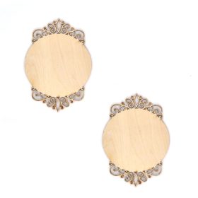 Natúr Díszes tábla áttört 2db 10x14cm