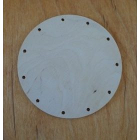 Falap, kerek átmérő 11 cm,  lyuk 2,5 mm