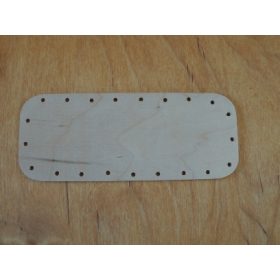 Falap,  szögletes  17,5 x 7 cm,  lyuk  2,5 mm