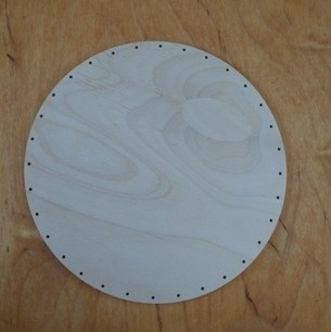 Falap, kerek átmérő  21 cm,  lyuk 3,5 mm