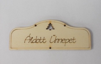  Áldott Ünnepet ! Íves dísz