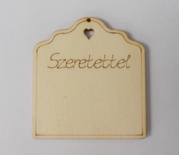 Táblácska -    Szeretettel