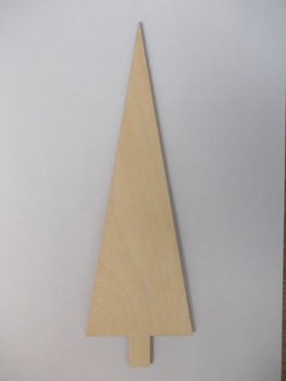 Óriás csúcsos fenyő, fa forma 30 cm