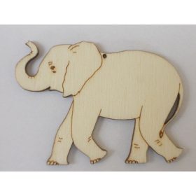Elefánt nagy fafigura, fadísz  