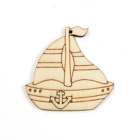 Vitorlás fa forma, fadísz  