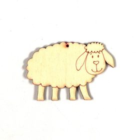 Bárány fafigura,  kicsi  