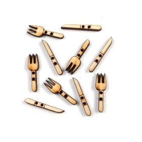 Kés, villa fagomb 5 pár/csomag