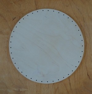 Falap,  kerek,  átmérő 28 cm,  lyuk 3,5 mm