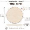 Falap,  kerek,  átmérő 28 cm,  lyuk 3,5 mm