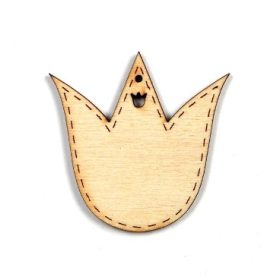 Tulipán  forma, fadísz 