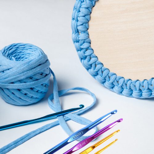 Horgolható fa alap készlet 6 részes