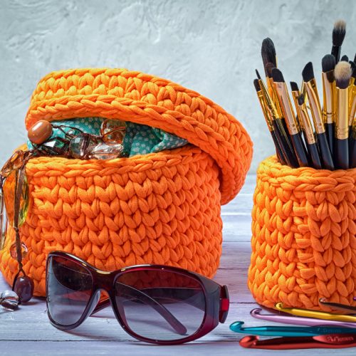 Horgolható fa alap készlet 6 részes