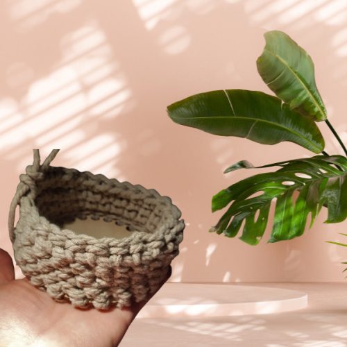 Horgolható fa alap készlet 6 részes