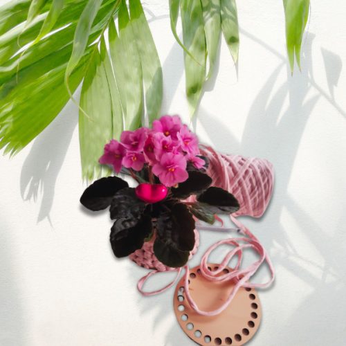 Horgolható fa alap készlet 6 részes