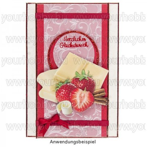 3D motívumok, Csokoládé Paradicsom 10db 6-9 cm