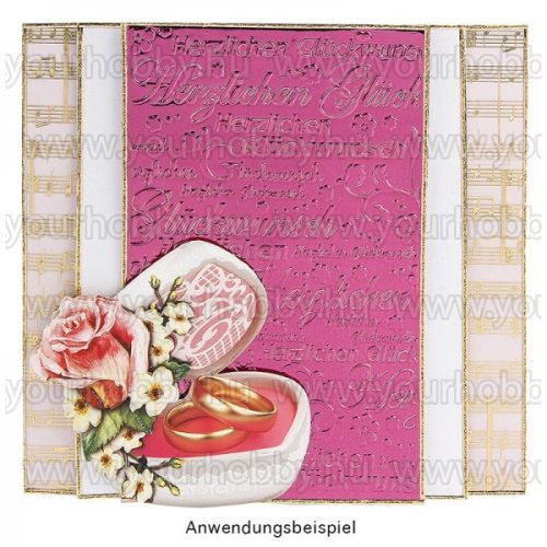 3D motívumok, Esküvő 10db 5-10 cm