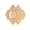 MDF FAKERET ORNAMENT, nagy