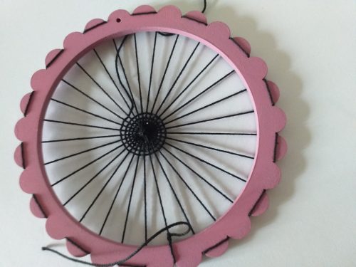 SZÖVŐKERET FALAP, KEREK 15 CM