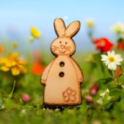 Nyuszi álló fagomb  5 db