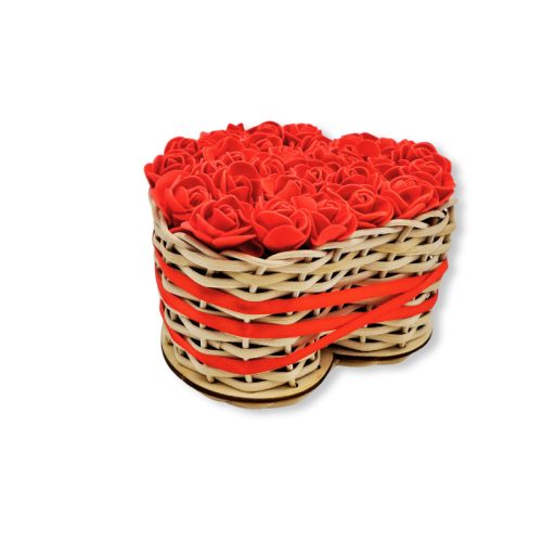 Szív kosár egységcsomag