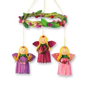   Mini virágtündérek, papírzsinórból és papírszalagból