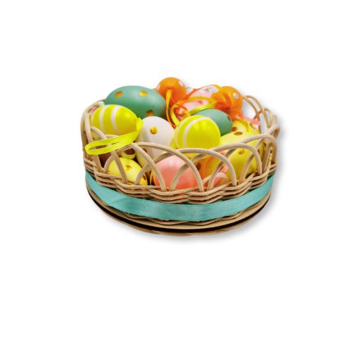 Kerek kosárka, kosárfonó kézműves csomag