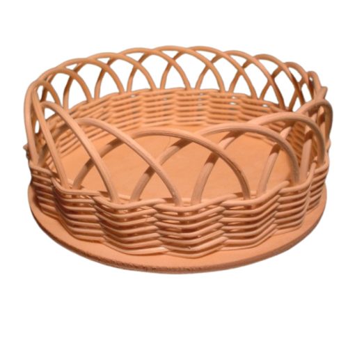 Kerek kosárka, kosárfonó kézműves csomag