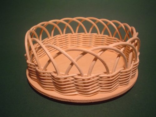 Kerek kosárka, kosárfonó kézműves csomag
