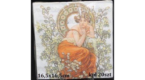 Szalvéta Művészet - Mucha