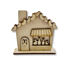 Nyusziház kirakattal